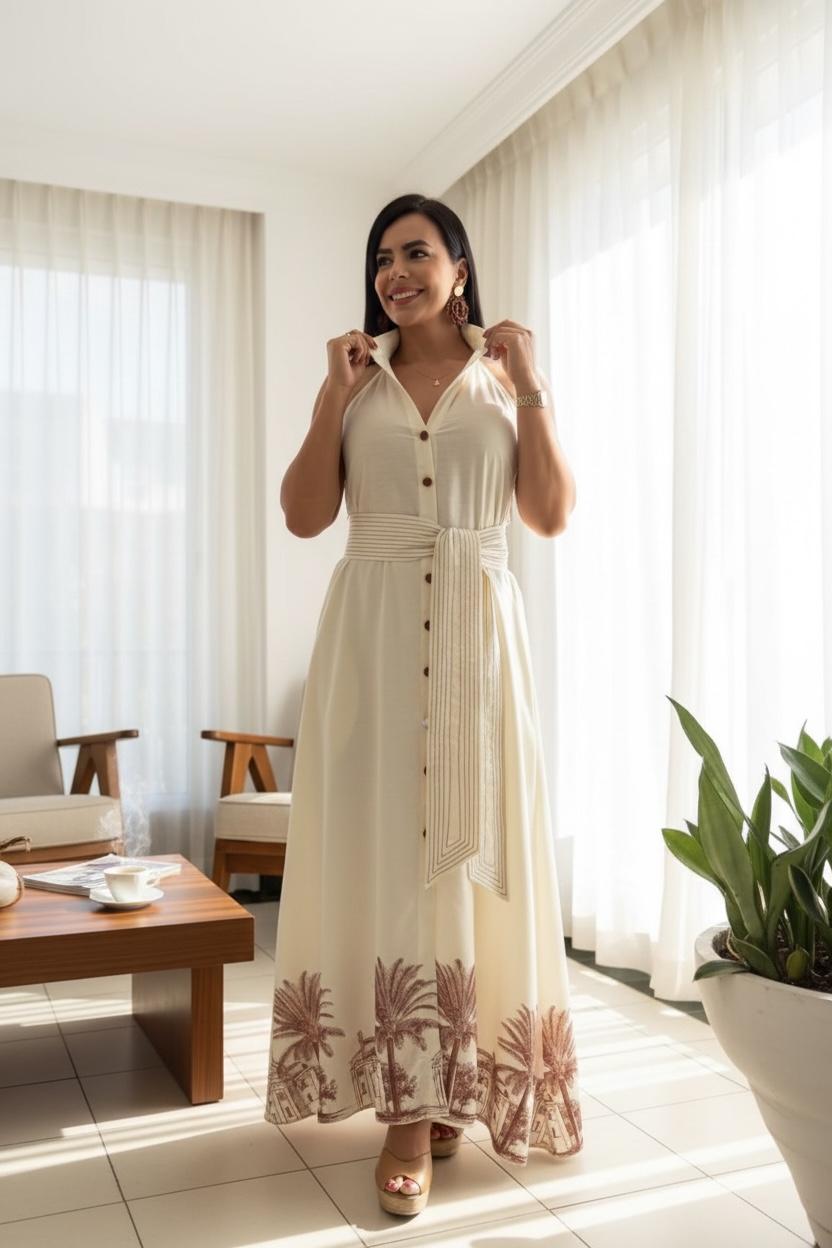 VESTIDO TIERRA SERENA - Imagen 6