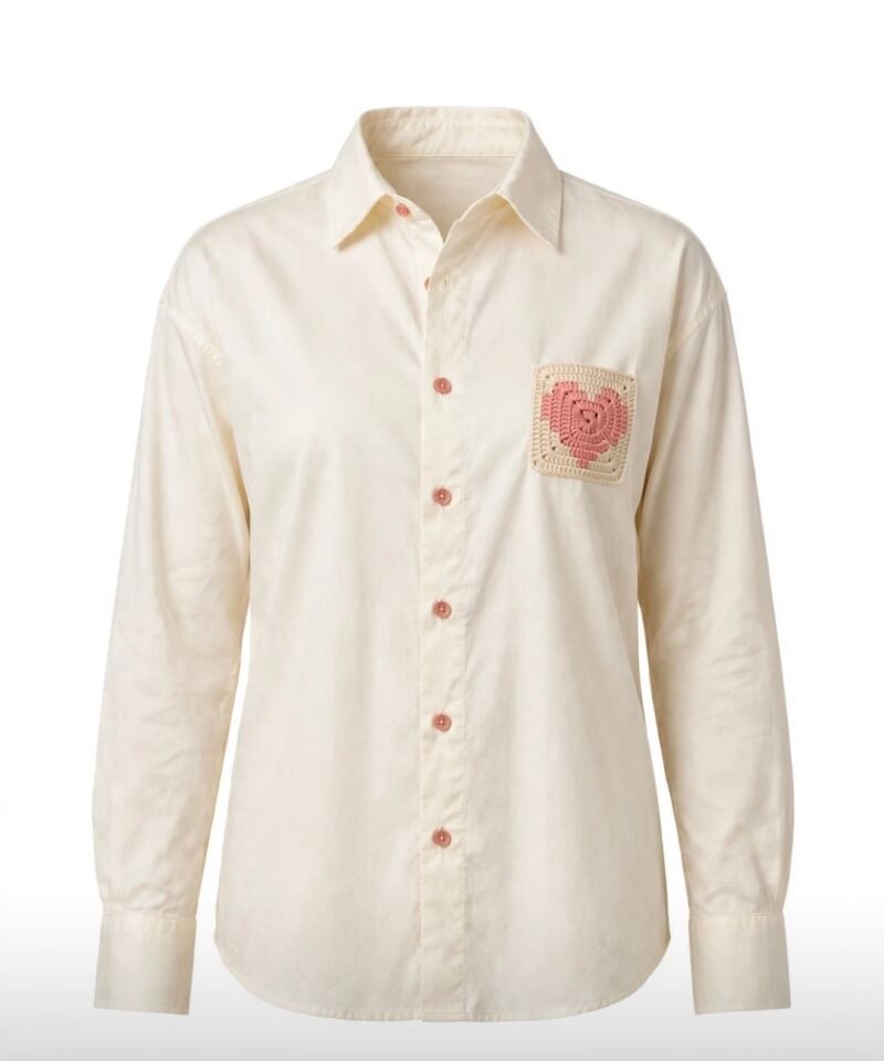 Camisa Corazón en Crochet
